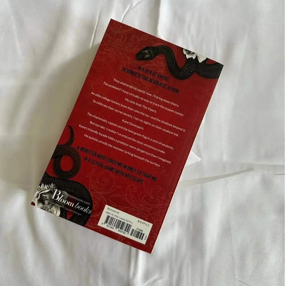 Beautiful Venom By Rina Kent Target Exclusive W/ Sprayed Edges